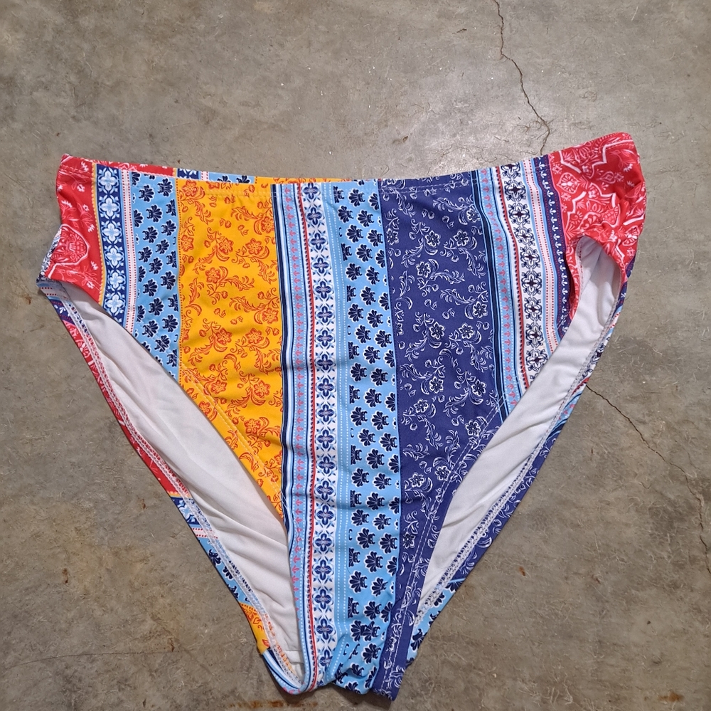 Women's high waisted bikini bottoms